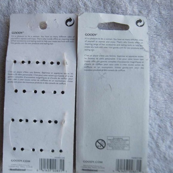 14 Goody Teagan Micro Claw Hair Clips Tortoiseshell Brown Black Small Tiny Jaw - Picture 5 of 6